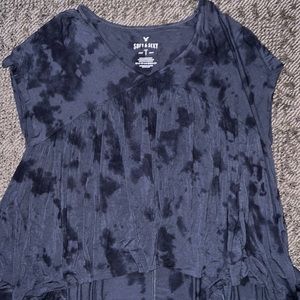 American Eagle Tie Dye Soft & Sexy Blouse
